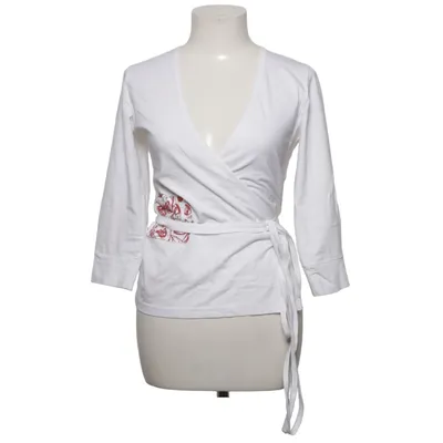 Omlottblus (Vit) från Koppartrans Bomull, Elastan