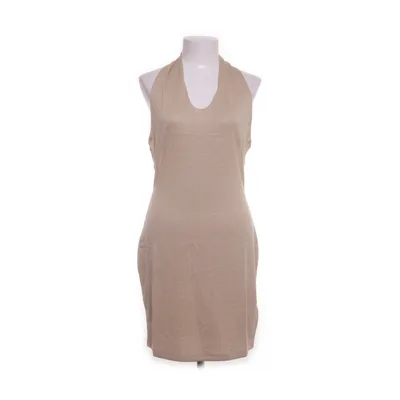 Halternek jurk (Beige) van Romee Strijd x NA-KD Elastaan, Polyester, Viscose