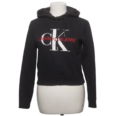 Kapuzenpullover (Schwarz) von Calvin Klein Jeans Baumwolle, Polyester