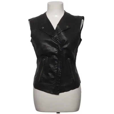 Gilet de motard (Noir) de Muubaa Coton, Cuir
