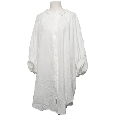 Robe chemise (Blanc) de Gioya Co Coton