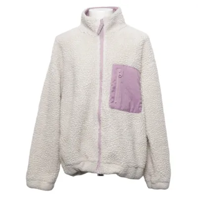 Fleecejakke (Beige, Lilla) fra Name It Polyester