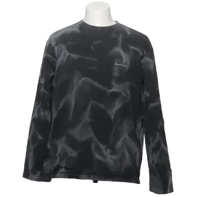 Sweatshirt (Gray, Black) from Acne Studios Cotton