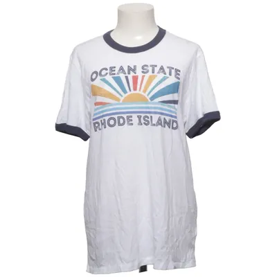 T-shirt (White, Blue, Multicolored) from Alternative Cotton, Recycled polyester