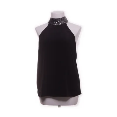 Haltertop (Zwart, Zilver) van Lindex Polyester