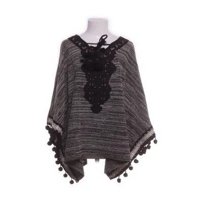 Poncho (Black, Multicolored) from NKN Nekane Polyester