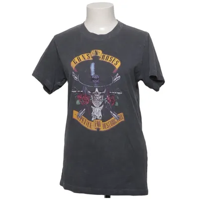 T-shirt (Grå) från Guns n' Roses Återvunnen bomull, Återvunnen polyester