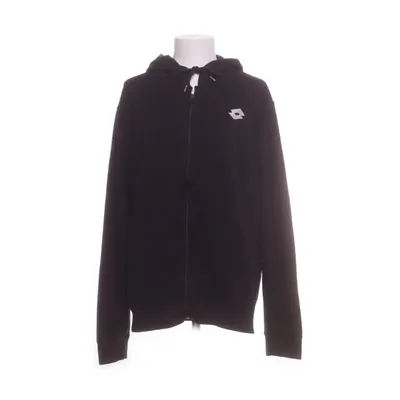 Sweat à capuche (Noir) de Lotto Coton, Polyester