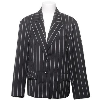 Blazer (Sort, Hvid) fra Svensktillverkad Polyester, Viscose