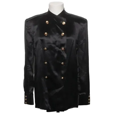 Blazer (Schwarz) von Balmain x H&M Seide