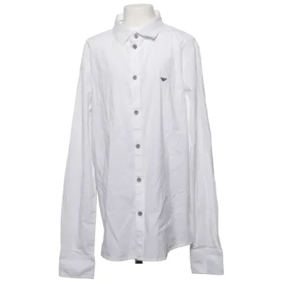 Chemise (Blanc) de Armani Junior Coton, Élasthane