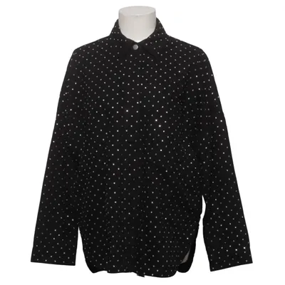 Jeansjacka (Svart, Vit) från Zara Bomull