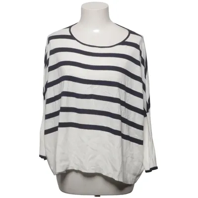 Sweater (Blue, White) from Emilio Sarto Cotton, Silk, Viscose