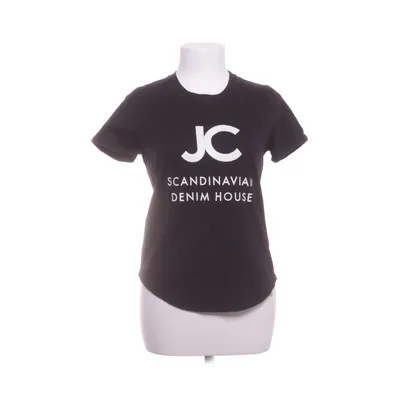 T-shirt (Zwart) van Crocker Katoen