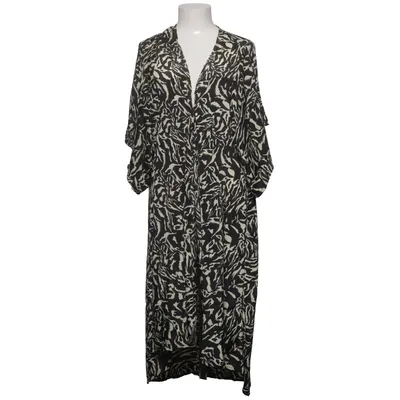 Robe (Noir, Blanc) de Maza Polyester, Soie