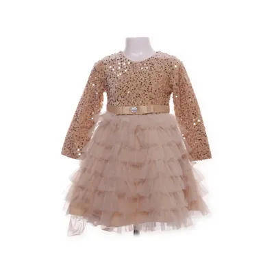 Brudnäbbsklänning (Beige) från Pretty Baby Polyester