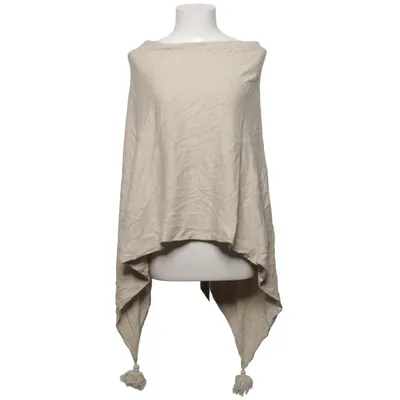 Poncho (Beige) from Dotted Blue Cotton, Polyamide, Wool