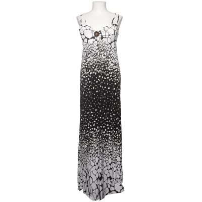 Robe longue (Noir, Blanc) de Chiara Forthi First Line Élasthane, Polyester