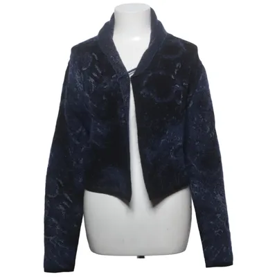 Strickjacke (Blau, Schwarz) von Sarah Pacini