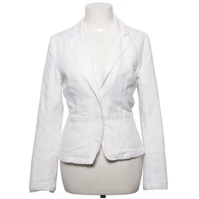 Blazer (Wit) van Ichi Linnen, Polyester, Viscose