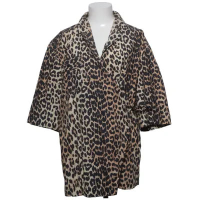 Blouse (Brown, Black) from Ganni