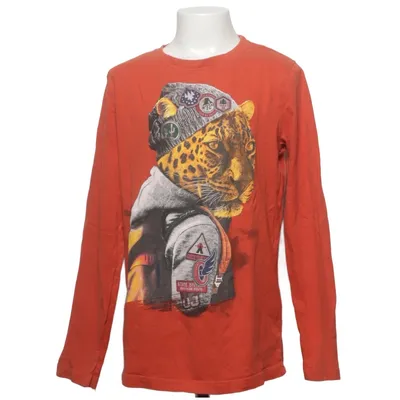T-shirt à manches longues (Orange) de Skate Nation Coton