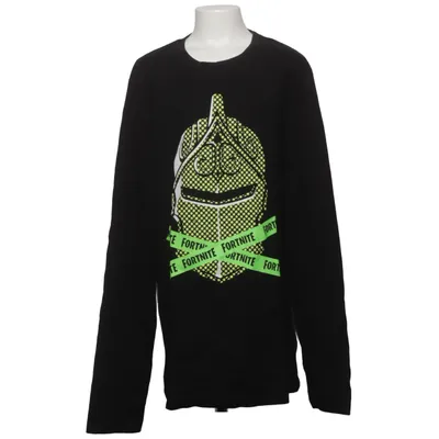 Långärmad t-shirt (Svart, Gul) från Fortnite Bomull