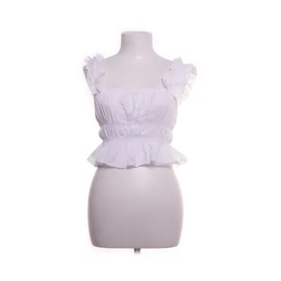 Crop top (Vit) från PrettyLittleThing Bomull