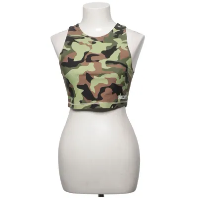 Sports top (Green, Brown, Black) from ROTATE Birger Christensen Elastane, Polyamide