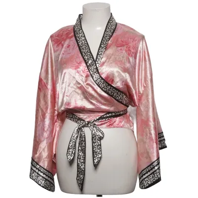 Kimono (Pink, Schwarz, Weiß) von Sinsay Elasthan, Polyester