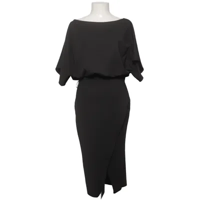 Dress (Black) from Malabay Elastane, Polyester