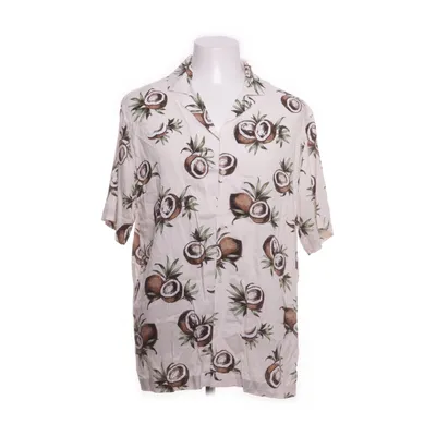 Kortärmad skjorta (Beige, Flerfärgad) från H&M Viskos