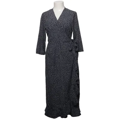 Wikkeljurk (Blauw, Wit) van Vero Moda Gerecycled polyester