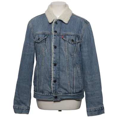 Fodrad jeansjacka (Blå, Vit) från Levi Strauss & Co Bomull, Polyamid, Polyester
