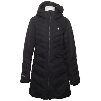 Daunenmantel (Schwarz) von Áhkká Outdoor Daune, Feder, Polyester