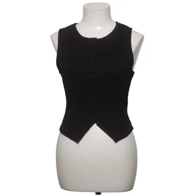 Gilet (Zwart) van Gina Tricot Elastaan, Polyester, Viscose