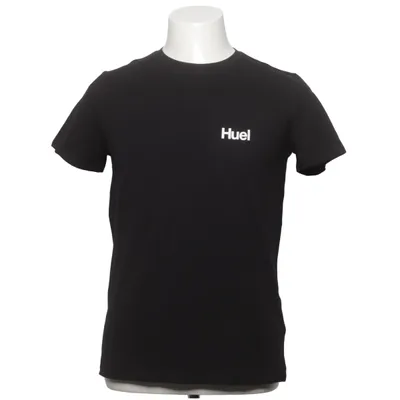 T-shirt (Sort) fra Huel Bomuld, Elastan