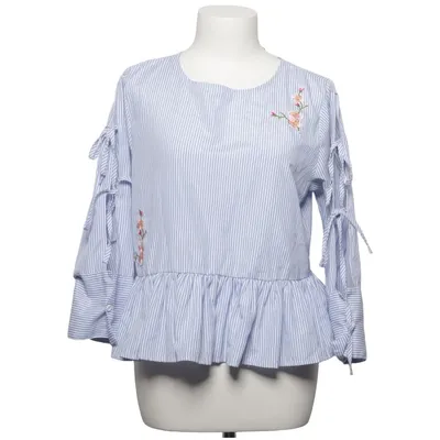 Blouse (Blue, White) from Stylewise