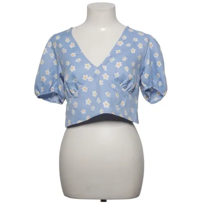 Crop top (Blå, Hvid, Gul) fra Sinsay Polyester