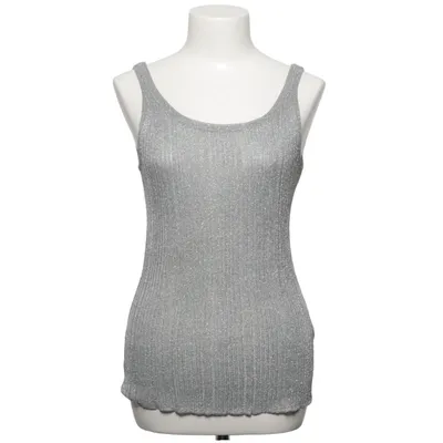 Tank­top (Silber) von Maria di Ripabianca Acetat, Polyester