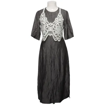Dress (Gray, White) from East Polyester, Viscose
