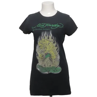 T-shirt (Black, Multicolored) from Ed Hardy by Christian Audigier Cotton