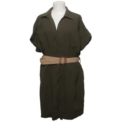 Shirt dress (Green) from H&M Premium Quality Cotton, Linen