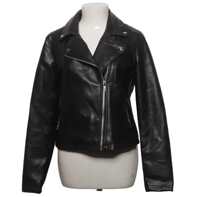 Biker jacket (Black) from Janina Cotton, Polyester, Polyurethane, Viscose