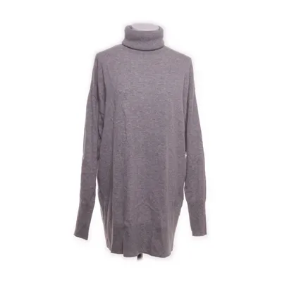 Jurk met col (Grijs) van H&M Premium Quality Kasjmier, Wol