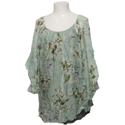 Bluse (Grøn, Hvid) fra Saint Tropez Silke, Viscose