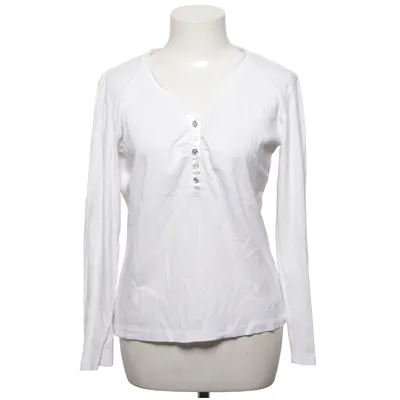 Henley T-shirt (Hvid) fra Carla F Bomuld