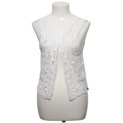 Gilet (Blanc) de Vintage Stories Coton, Polyamide