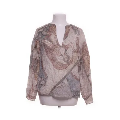 Blus (Beige, Flerfärgad) från H&M Conscious Collection Lyocell