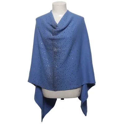 Poncho (Blå) från Regina Kashmir, Ull